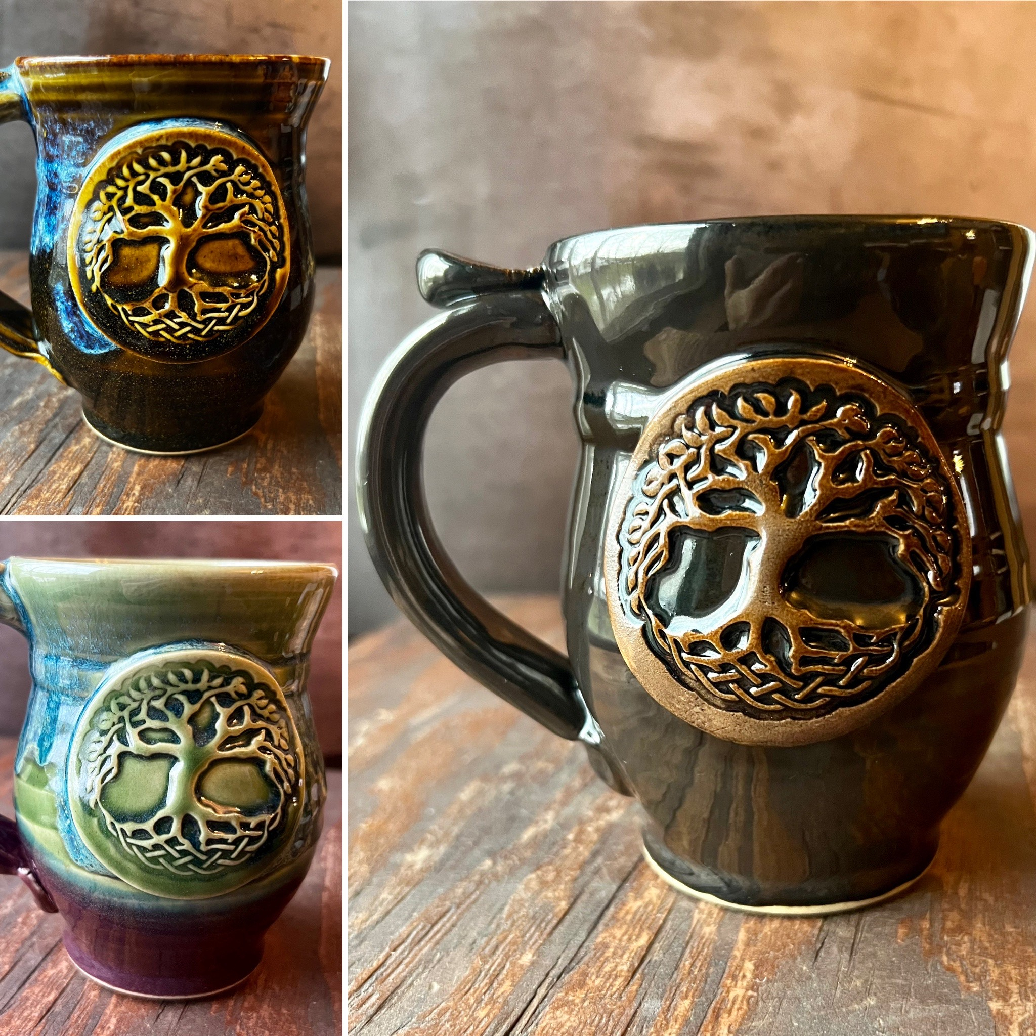 stoneware plate and coffee mug 140